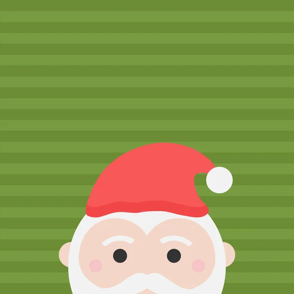 Santa Claus Lindo Vector Ilustración Tarjeta Felicitación Temática Navideña Pancarta — Archivo Imágenes Vectoriales