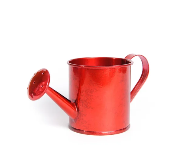 Red watering can Royalty Free Stock Photos