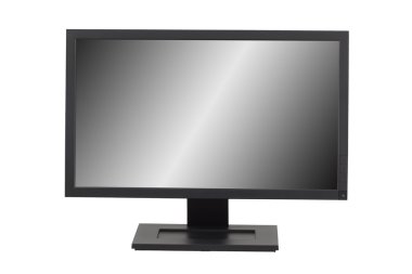 lcd ekran üzerinde beyaz izole