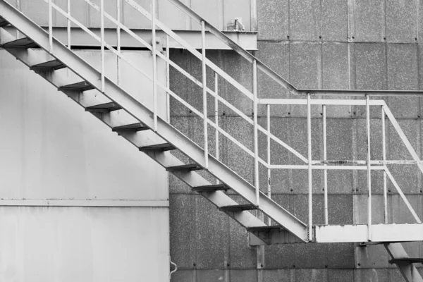 Fire Stairwell on the side of a building — Stock Photo, Image