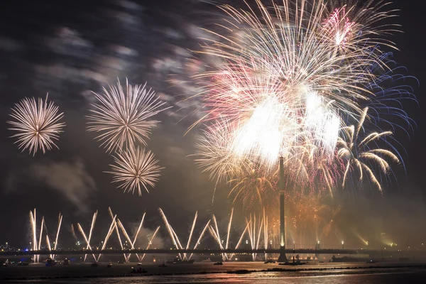 stock image Celebratory salute in Riga