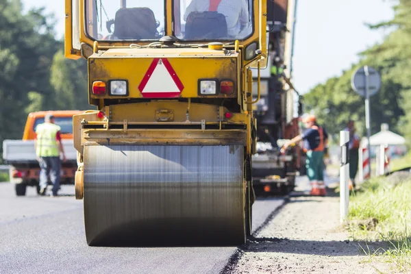 Construction and repair of highway — Stock Photo, Image