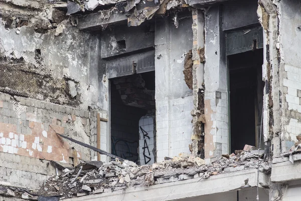 Building demolition — Stock Photo, Image