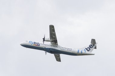 may 30,-2013, riga Uluslararası Havalimanı, rix, flybe nordic, atr 72-500