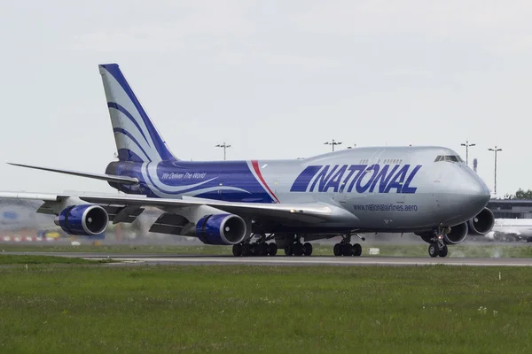 30 mai 2013, Aéroport international de Riga, RIX, National Airlines, Boeing 747 — Photo