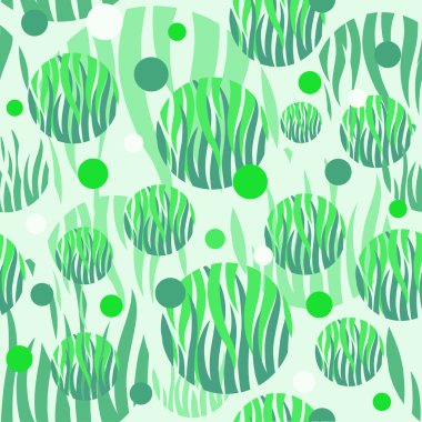 Yeşil çizgili daire arka plan