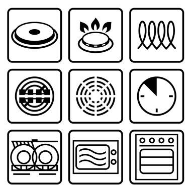 Symbols of food grade metal clipart