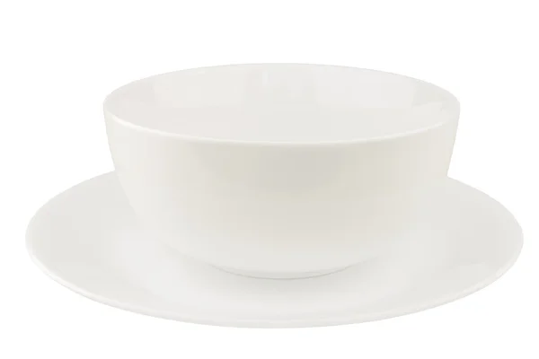 White Bowl on White Background — Stock Photo, Image