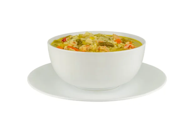 Chicken Soup with Rice — Stock Photo, Image