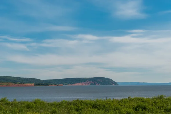 Falésias de Blomidon Fotografias De Stock Royalty-Free