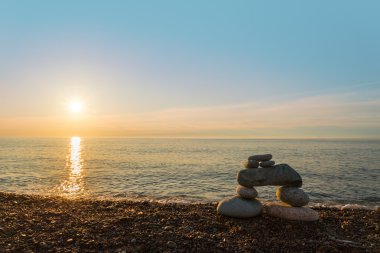 Inukshuk stones