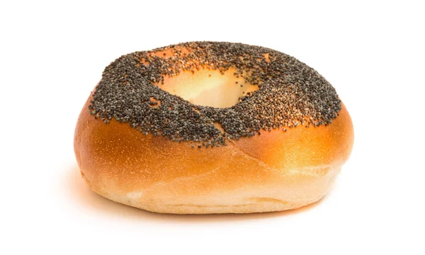 Poppy seed bagel — Stock Photo, Image