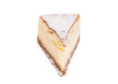 pasta beyaz zemin üzerine