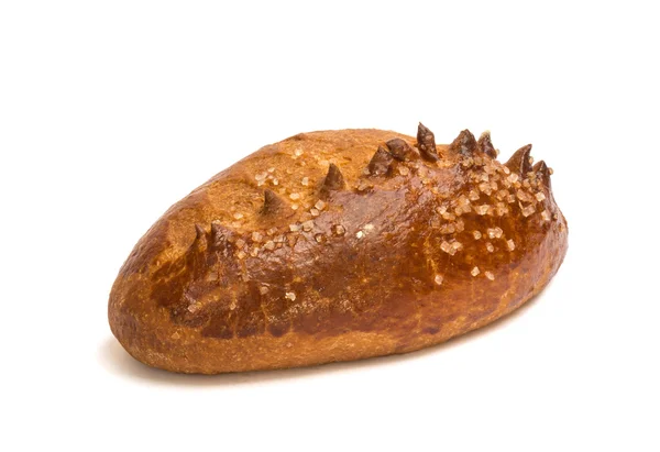 Свежий сладкий хлеб на белом фоне — стоковое фото