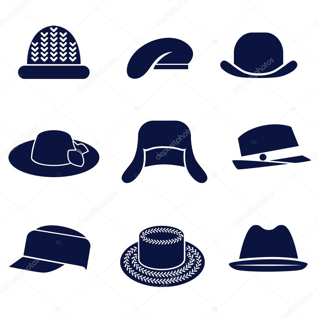 Different types of women's hats