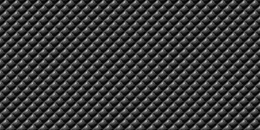 Koyu siyah Geometrik ızgara karbon fiber arka plan Modern koyu soyut dikişsiz doku