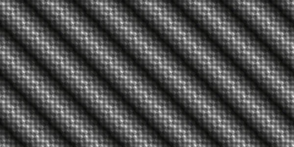ダークブラックモザイク抽象的なシームレスな幾何学グリッド背景テクスチャ — ストックベクタ