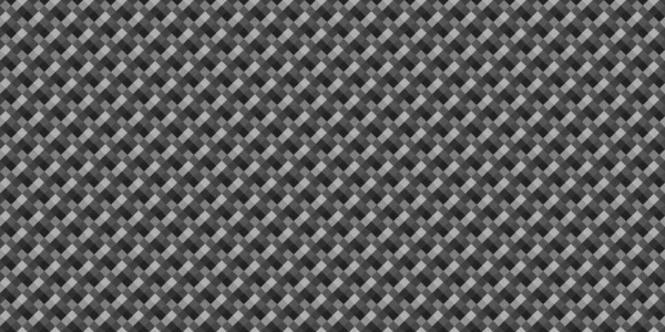 Donker Zwart Pixel Mozaïek Abstract Naadloos Geometrisch Raster Achtergrond Textuur — Stockvector