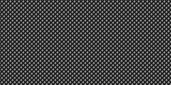 Foncé Noir Pixel Mosaïque Abstrait Sans Couture Grille Géométrique Texture — Image vectorielle