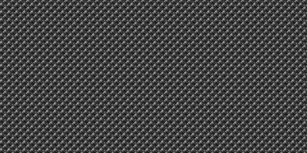 Foncé Noir Pixel Mosaïque Abstrait Sans Couture Grille Géométrique Texture — Image vectorielle