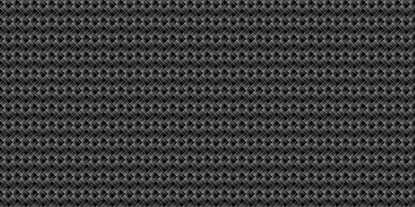 Темно Чорна Піксельна Мозаїка Абстрактна Безшовна Геометрична Текстура Тла Сітки — стоковий вектор