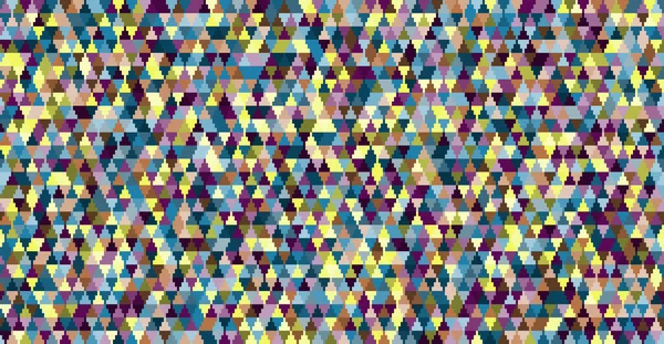 Geometric Grid Triangle Background Modern Global Symless Seamless Pattern Pixel — 스톡 벡터