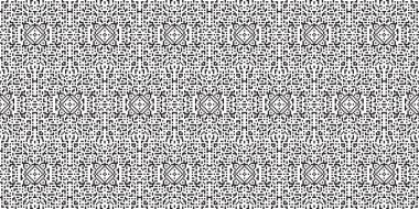 Monochrome geometric grid Pixel Art style background Modern black and white abstract mosaic texture
