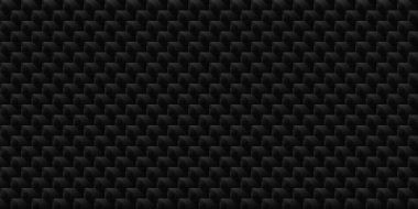 Dark black Geometric grid Carbon fiber background Modern dark abstract seamless textur