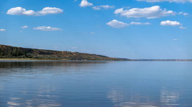 Beautiful view of the European city Odesa Ukraine, view from the Kuialnyk Estuary