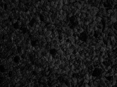 Dark black Background texture of stone wall