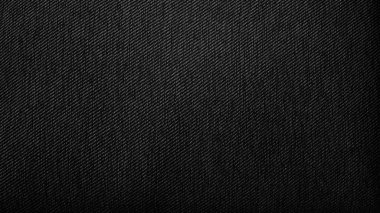Dark black embossed fabric texture background