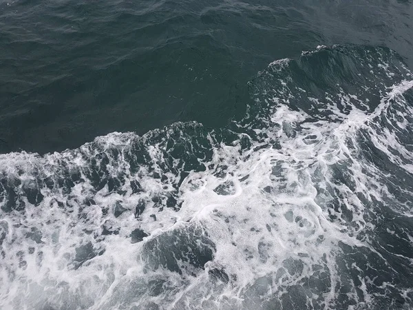 Surface of blue water Sea wave Colored background