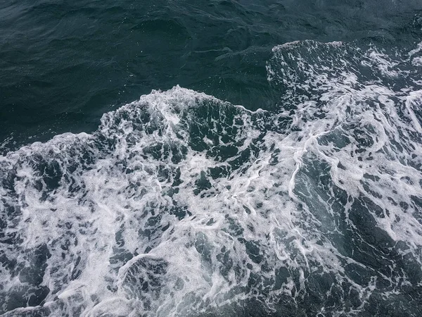 Surface of blue water Sea wave Colored background