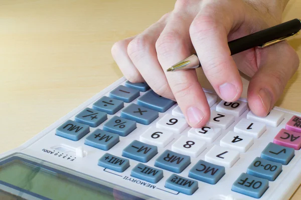 Financial calculations — Stock Photo, Image