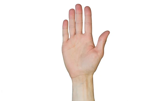 Hand omhoog — Stockfoto