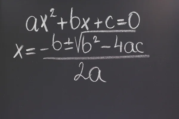 Mathematical calculations with formulas — Stock Photo, Image