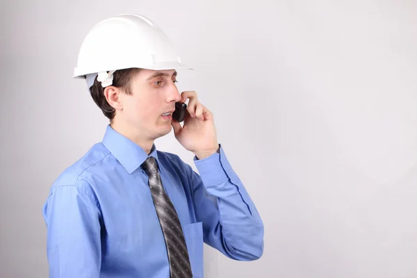 Business talks on the phone — Stock Photo, Image
