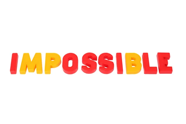 Impossibile — Foto Stock