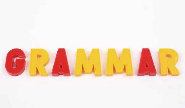 Gramatyka — Zdjęcie stockowe