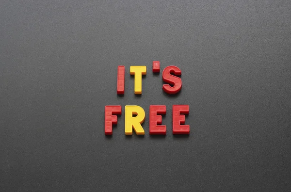 E 'gratis. — Foto Stock
