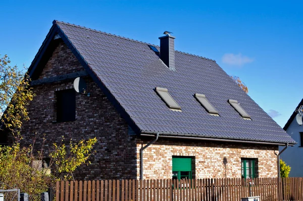Частный Дом Голландском Стиле Архитектура Нидерландов — стоковое фото
