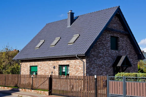 Частный Дом Голландском Стиле Архитектура Нидерландов — стоковое фото