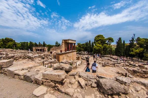 Παλάτι της Κνωσσού, στην Κρήτη, Ελλάδα — Φωτογραφία Αρχείου