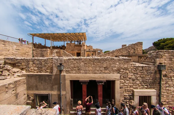 Knossos palast at crete, griechenland — Stockfoto