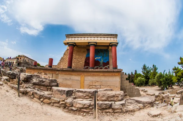 Knossos paleis op Kreta, Griekenland — Stockfoto