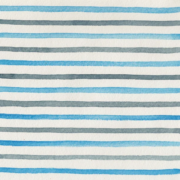 Watercolor blue stripes — Stock Photo, Image