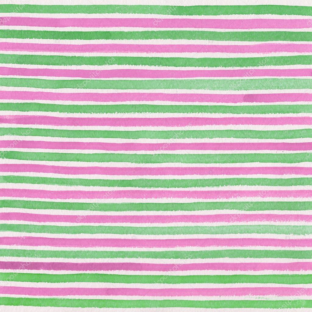 Watercolor background with colorful stripes