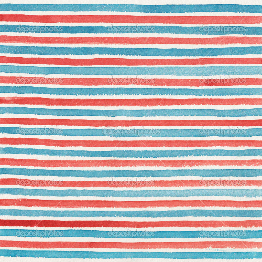 Watercolor background with colorful stripes