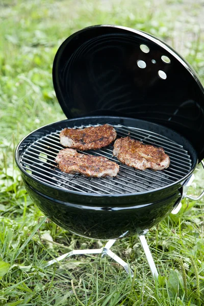 Houtskoolgrill — Stockfoto