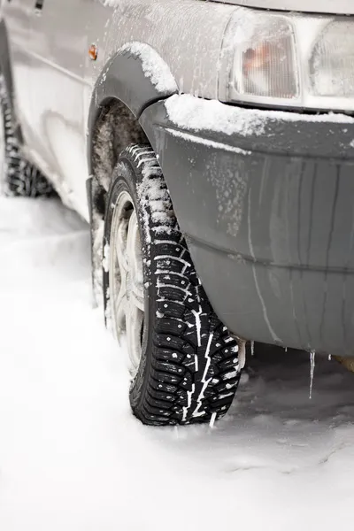 Traffic and Snow — Stock Photo, Image